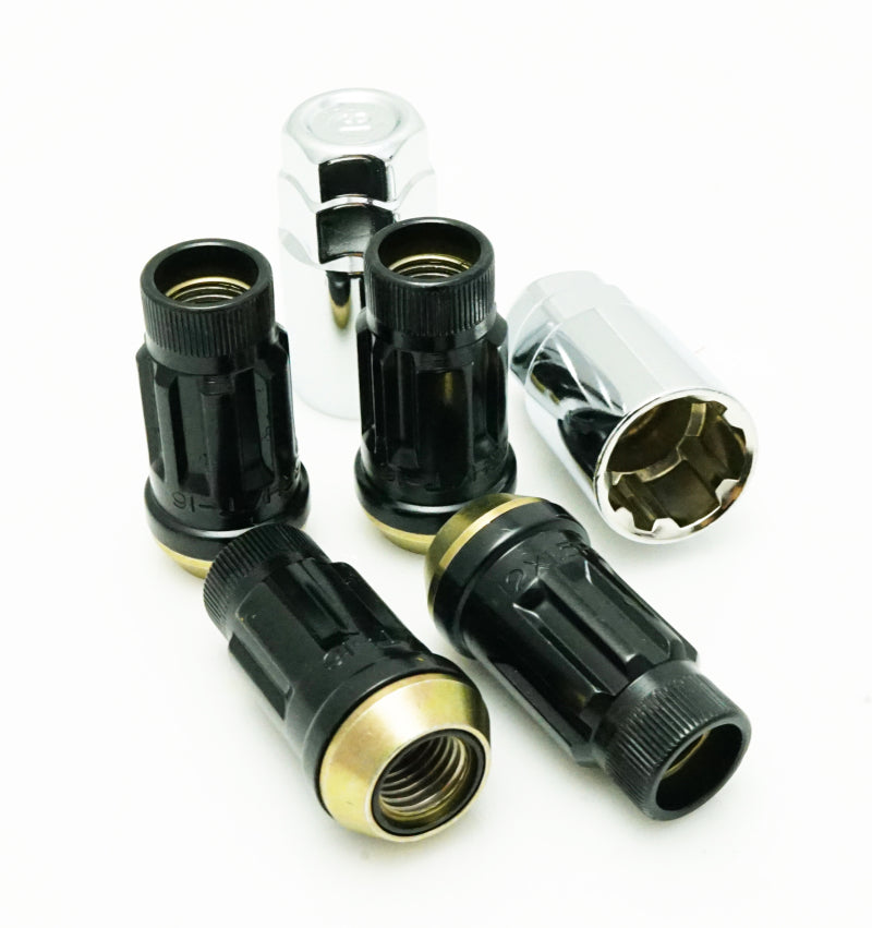 Wheel Mate 34937B Muteki SR45R Locking Lug Nut Set Black M12x1.25 - Set of 4