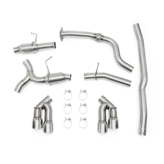 Mishimoto 2016+ Chevrolet Camaro 2.0T Quad Polished Tip Cat-Back Exhaust - #MMEXH-CAM4-16QTPP