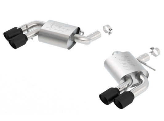 Borla 11921CB 16-18 Chevy Camaro V8 SS AT/MT ATAK Rear Section Exhaust w/o Dual Mode Valves Ceramic Black - #11921CB