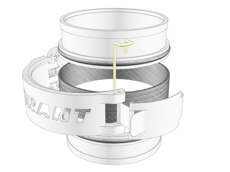Vibrant Stainless Steel Weld Fitting w/O-Rings for 2.5in OD Tubing