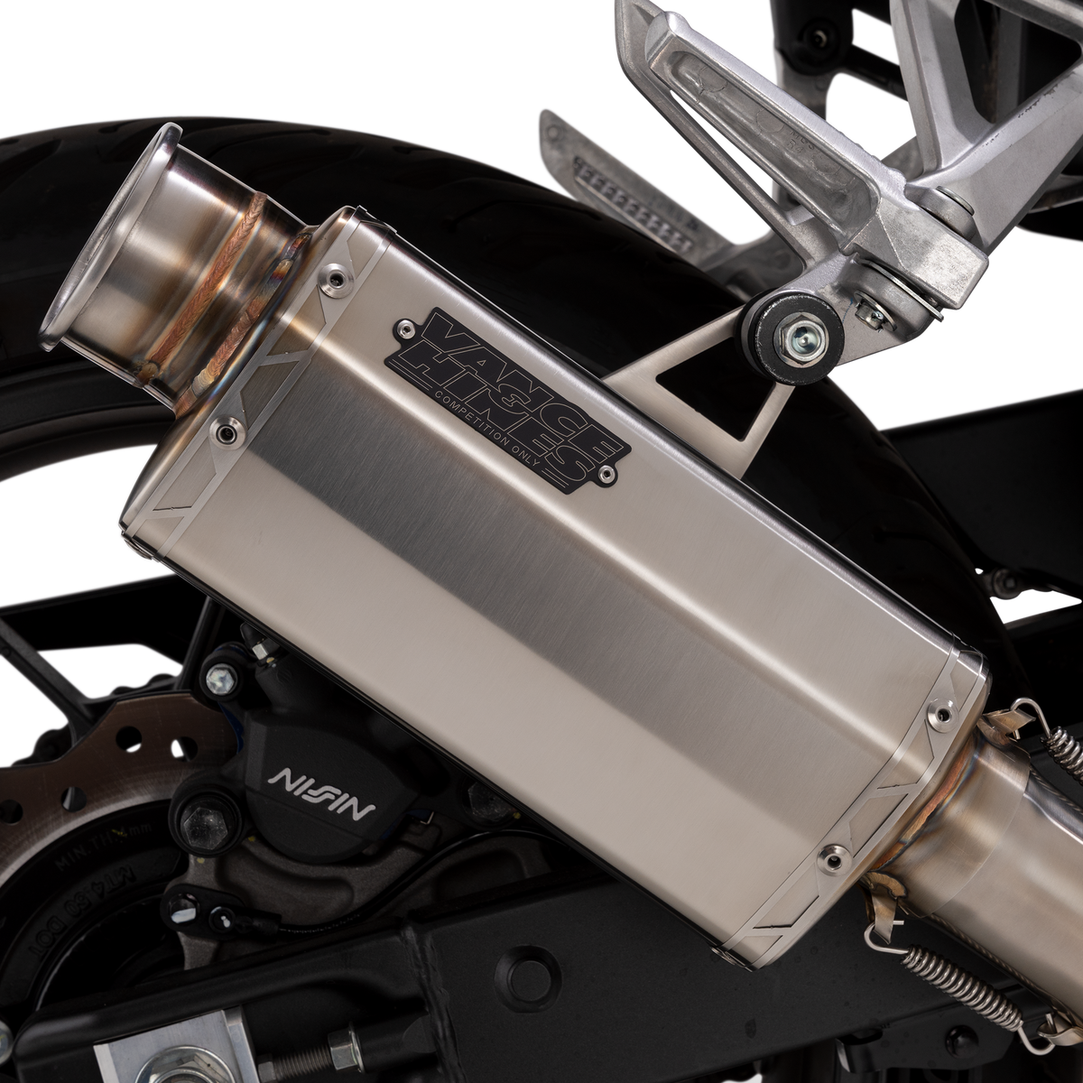 Vance & Hines 34601 VS-6 Slip-Ons Brushed for 2022-2023 Honda CB500F/CBR500R