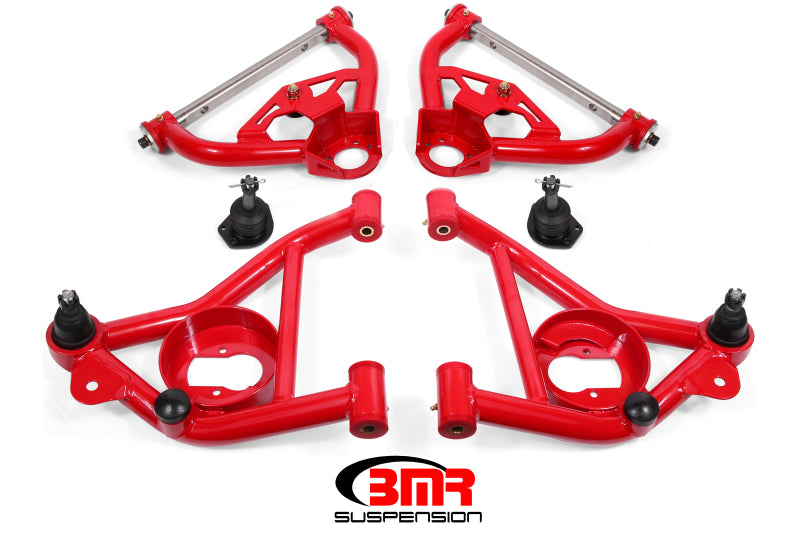 BMR 1978-1987 G-Body Upper And Lower A-Arm Kit - Red