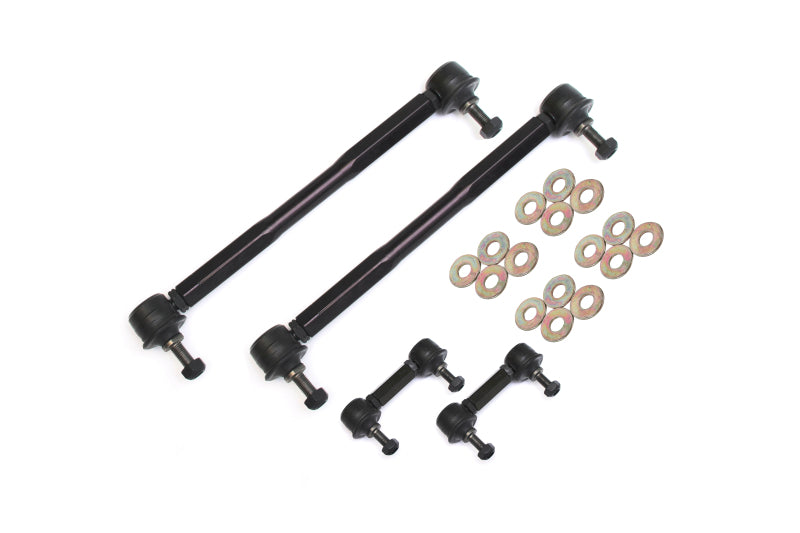 BMR 2014-2017 Chevy SS Front and Rear Sway Bar End Link Kit - Black