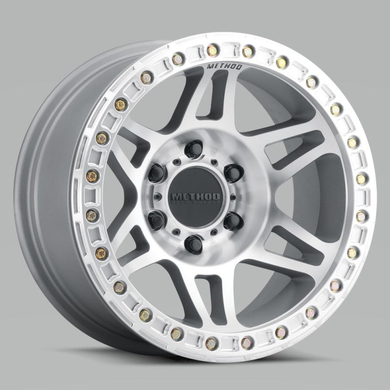 Method MR106 Beadlock 17x9 -44mm Offset 5x5 71.5mm CB Machined/Clear Coat with BH-H24125 Wheel
