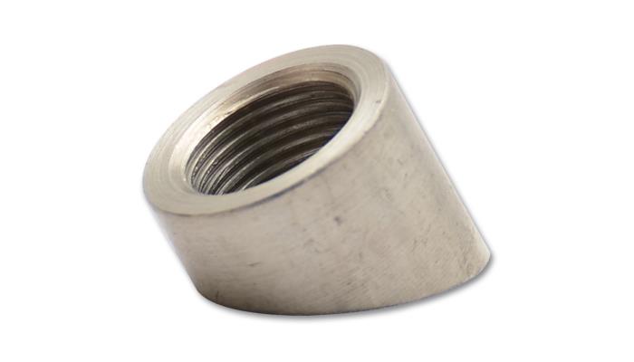 Vibrant 30 deg Angled Oxygen Sensor Weld Bung (M18 x 1.5 Thread) - Bulk Pack of