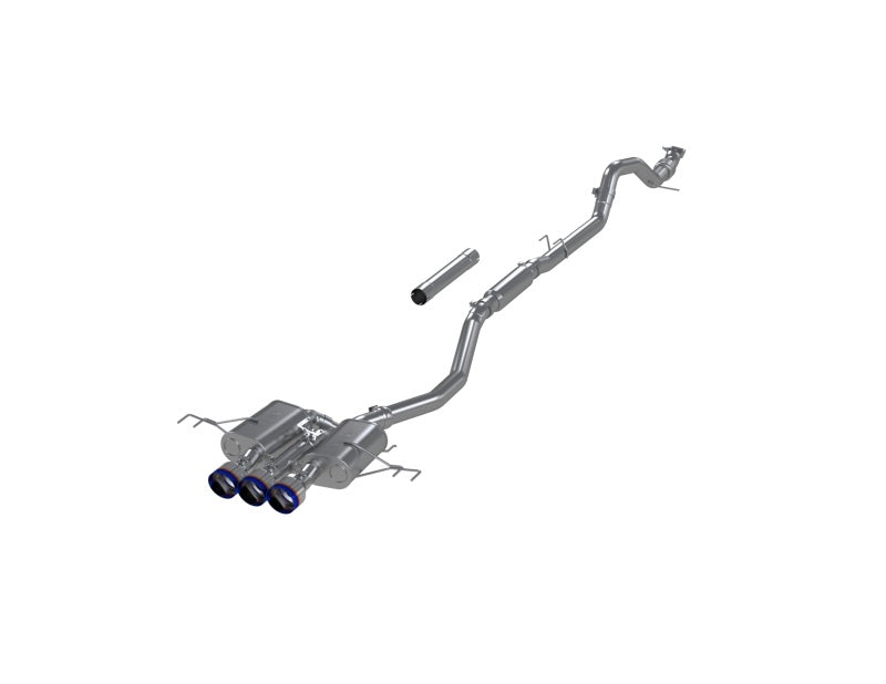 MBRP Civic Type R 3in Cat-Back Exhaust Triple Center Outlet w/ Burnt