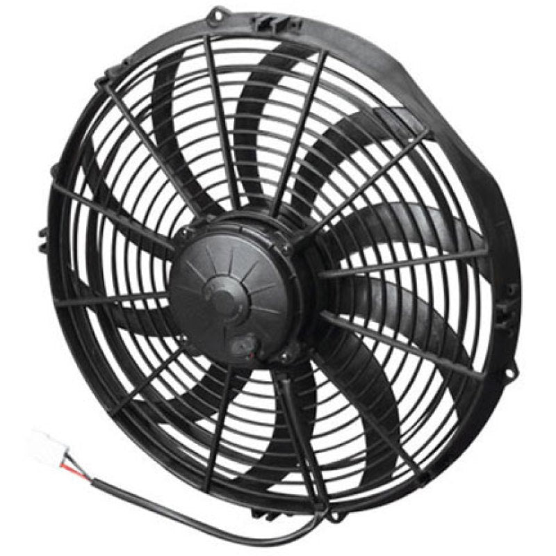 SPAL 30102042 14 Inch High Performance Electric Fan Puller Curved Blade 1864 CFM