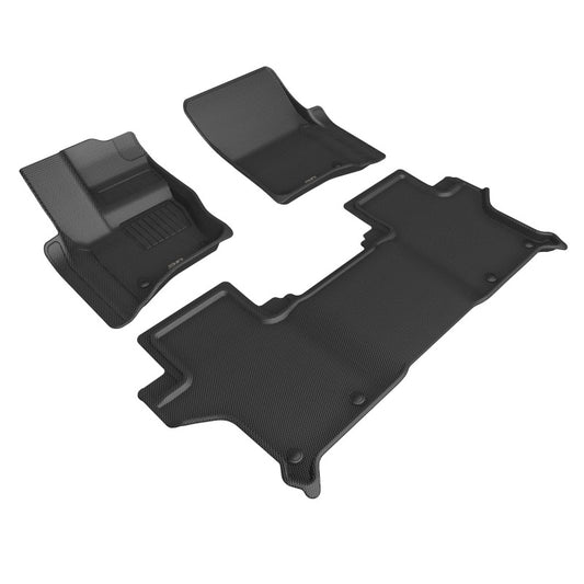 3D MAXpider Kagu Front & Rear Floor Mats for 2020-2024 Land Rover Defender 90