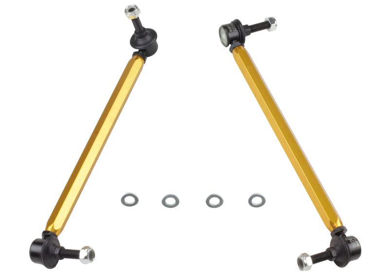 Whiteline KLC176 Front Sway Bar Link Assembly Heavy Duty Adjustable Steel Ball for 2013-2022 Acura ILX, 2011-2016 Honda CR-Z, 2009-2014 Honda Fit and More
