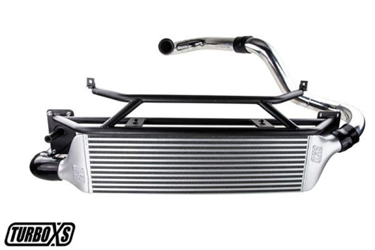 Turbo XS FMIC for 15-21 Subaru WRX - Polished Pipes