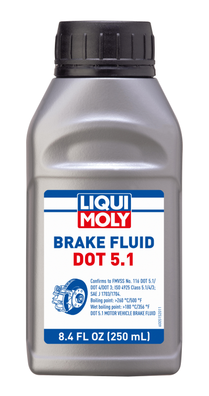 LIQUI MOLY 250mL Brake Fluid DOT 5.1 (20158) - Pack of 24