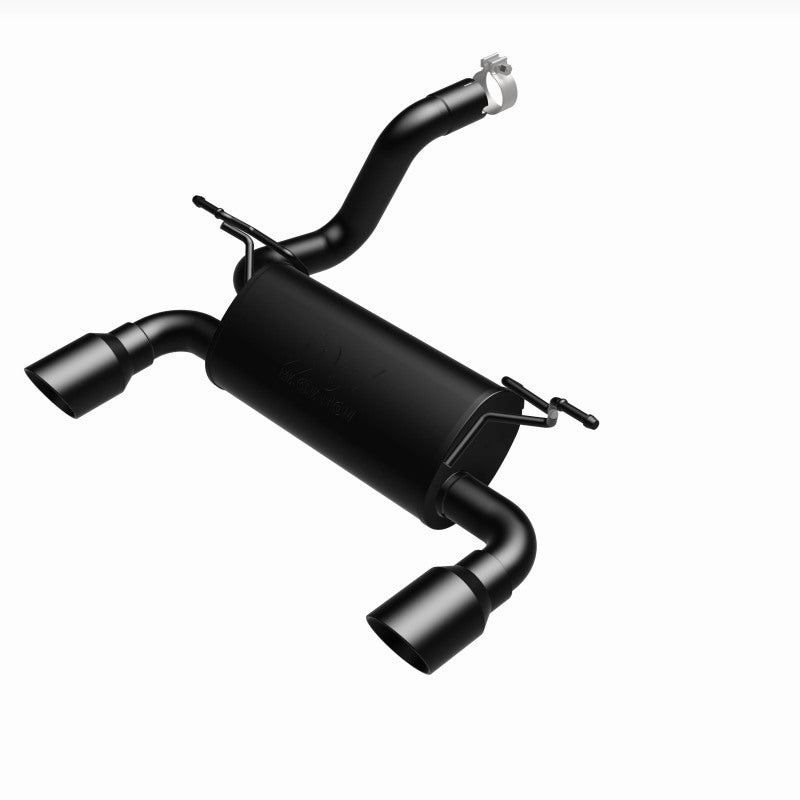 MagnaFlow 19388 2018+ Jeep Wrangler 3.6L Dual Black Tip Axle-Back Exhaust - #19388