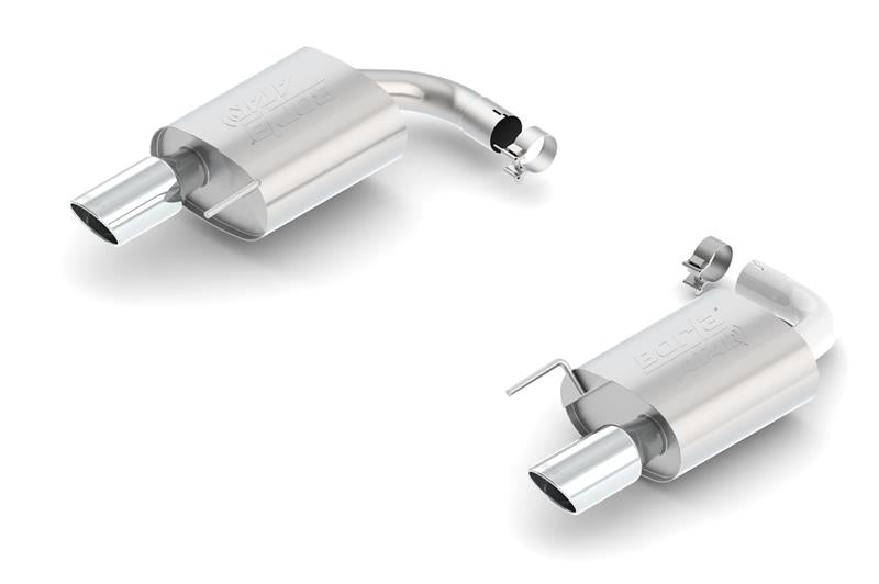 Borla 11895 Atak S Rear Section 15-17 Ford Mustang GT 5.0L V8 MT/AT 2.5in pipe 4in tip - #11895