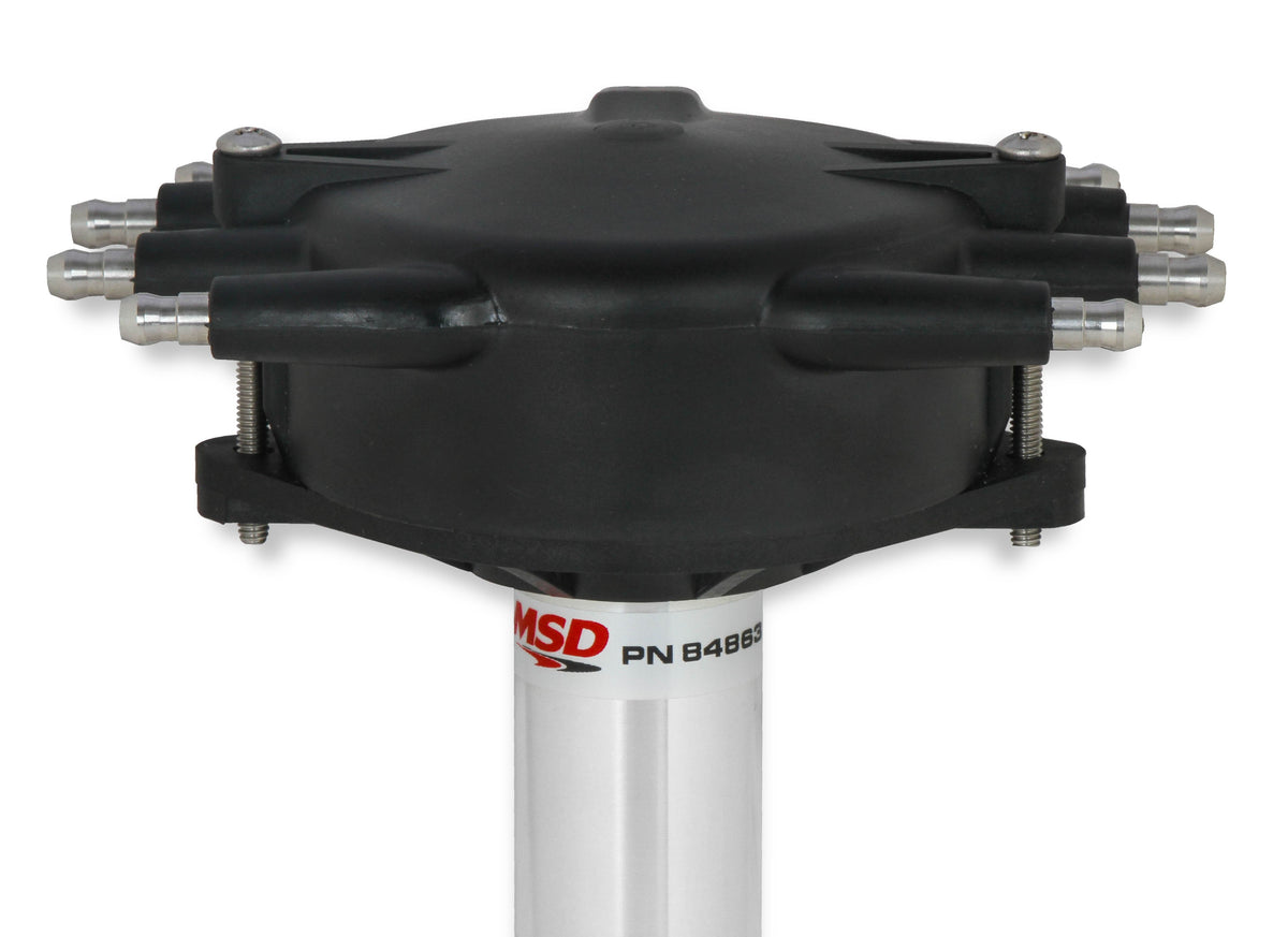 MSD 84863 for Chevy Super Tall Block Black Crab Cap Distributor