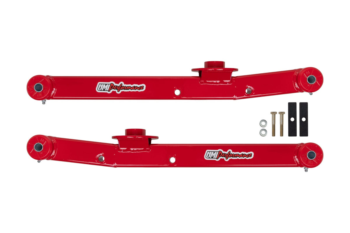 UMI Performance 3655-R Rear Lower Control Arms/Trailing Arms Red