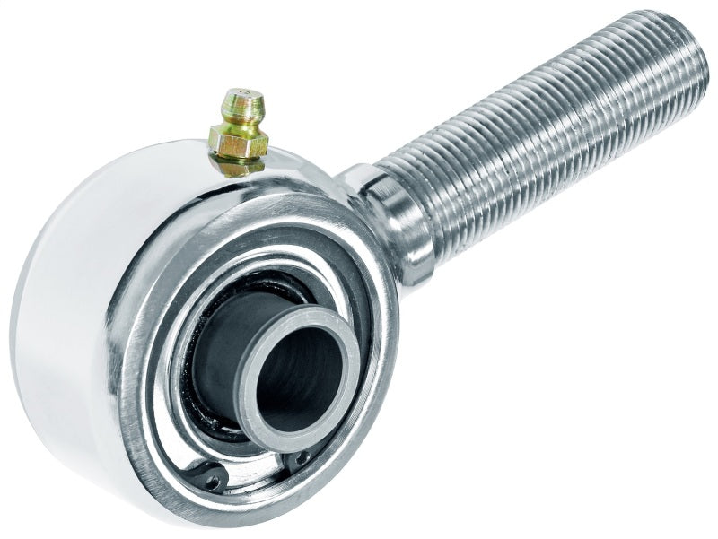 RockJock Johnny Joint 2in Narrow Polished Stainless Rod End (3/4in LH Thread, 2in x .515in Ball)