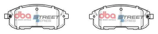DBA 03-05 Infiniti G35 AWD Street Series Front Brake Pads