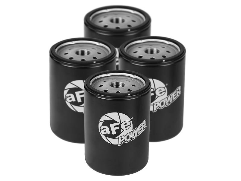 aFe ProGuard D2 Fluid Filters Oil for 01-17 GM Diesel Trucks V8-6.6L (4 Pack) - #44-LF001-MB