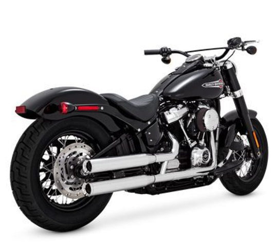 Vance & Hines 16312 Eliminator Slip-Ons Chrome for 2018-2024 Harley-Davidson Softail