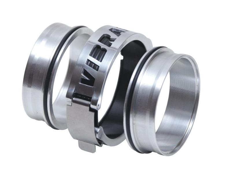 Vibrant Stainless Steel Weld Fitting w/O-Rings for 3.5in OD Tubing