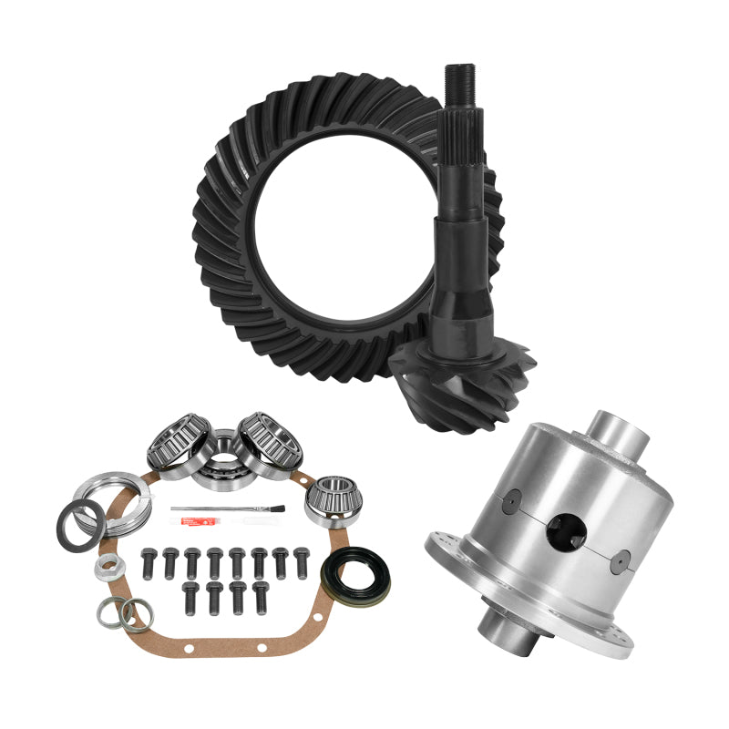 Yukon Gear & Axle YGK2144 10.5in for Ford 4.11 Rear Ring & Pinion Install Kit 35 Spline Positraction