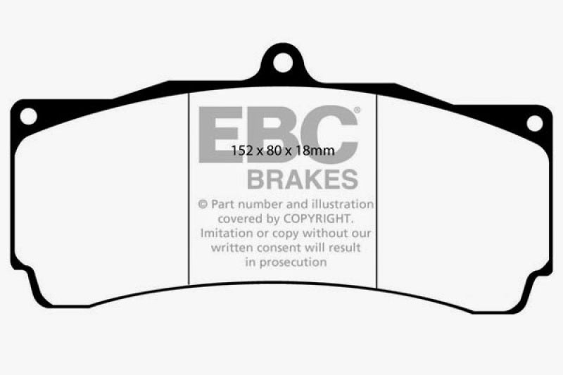 EBC Brakes Redstuff Ceramic Brake Pads DP3006C