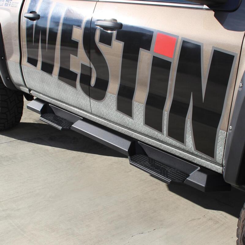 Westin 56-23725 HDX Xtreme Nerf Bars for 2007-2019 Chevrolet Silverado / GMC Sierra Crew Cab