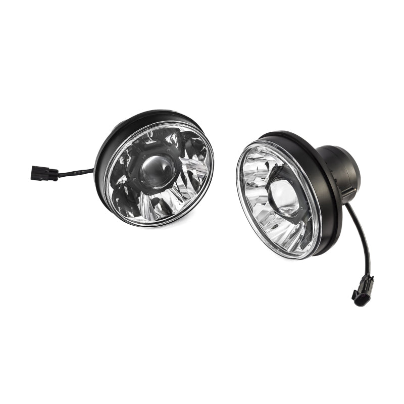 KC HiLiTES 18-20 Jeep JL/JT 7in. Gravity LED Pro DOT Approved Replacement Headlight (Pair Pack Sys)