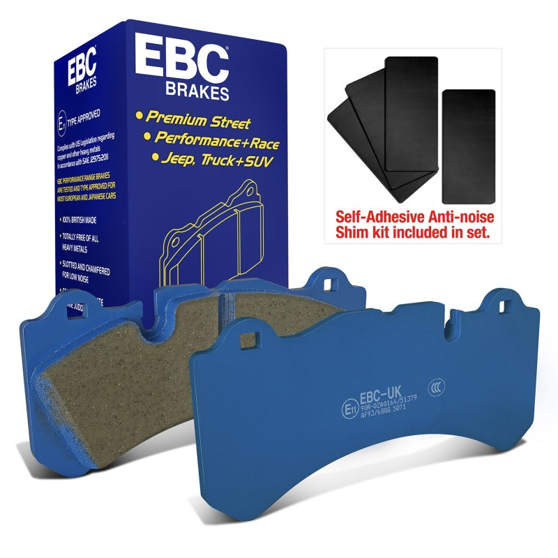 EBC 2019+ Volvo S60 Polestar 2.0T & Electric Bluestuff Front Brake Pads DP5071NDX