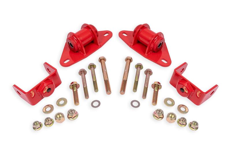 BMR Suspension 2014-2019 Chevrolet Corvette Motor Mount Kit - Red