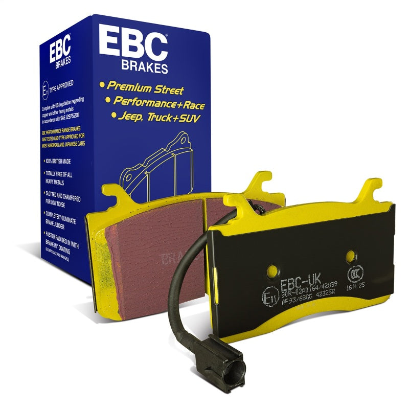 EBC 2016+ Alfa Romeo Guilia 2.0T Yellowstuff Front Brake Pads DP42325R