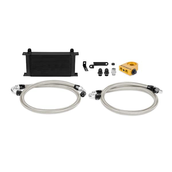 Mishimoto 08-14 WRX/STi Thermostatic Oil Cooler Kit - Black - #MMOC-STI-08TBK