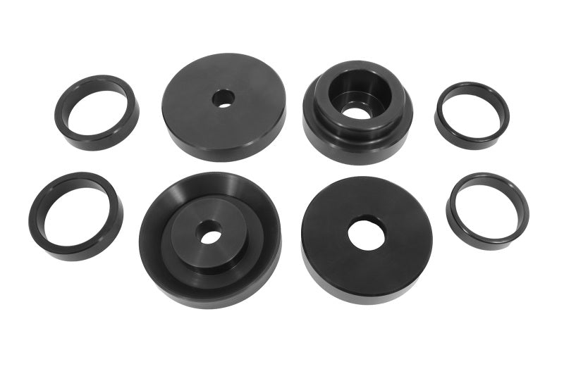 BMR 2008-2023 Challenger Rear Cradle Lockout Bushing Kit - Black Anodized