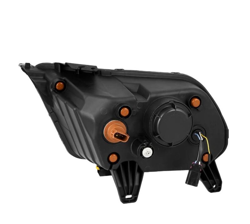 AlphaRex 880490 10-12 Ford Mustang NOVA-Series LED Projector Headlights Alpha-Black with Activation Lght & Sequential Signal Switchback DBL