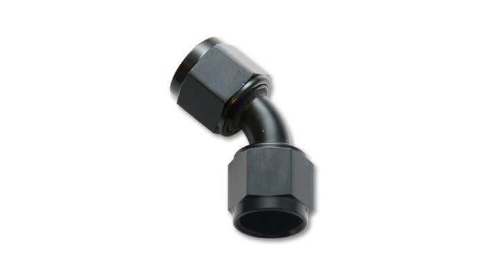 Vibrant -12AN X -12AN Female Flare Swivel 45 Deg Fitting (AN To AN) -Anodized