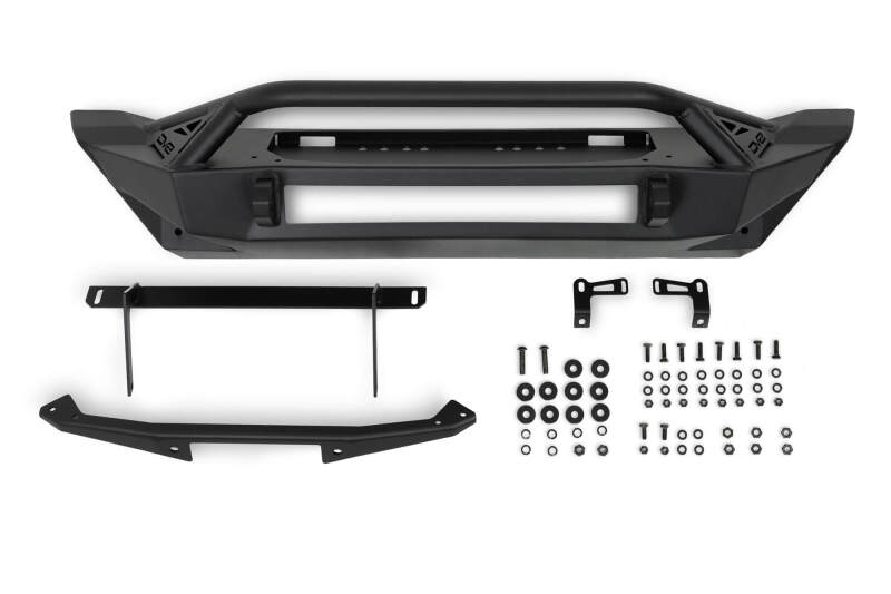 DV8 Offroad 07-23 Jeep Wrangler JK/JL & Gladiator JT FS-1 Series Stubby Front Bumper - #FBJL-11