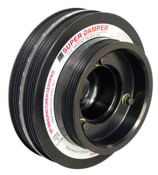 ATI Performance Products 918607 Super Damper Harmonic Balancer 6.78 in Aluminum 6/4 Groove Street for 1991-2002 Nissan Sentra / 200SX / NX, Infiniti G20 (SR20DE)