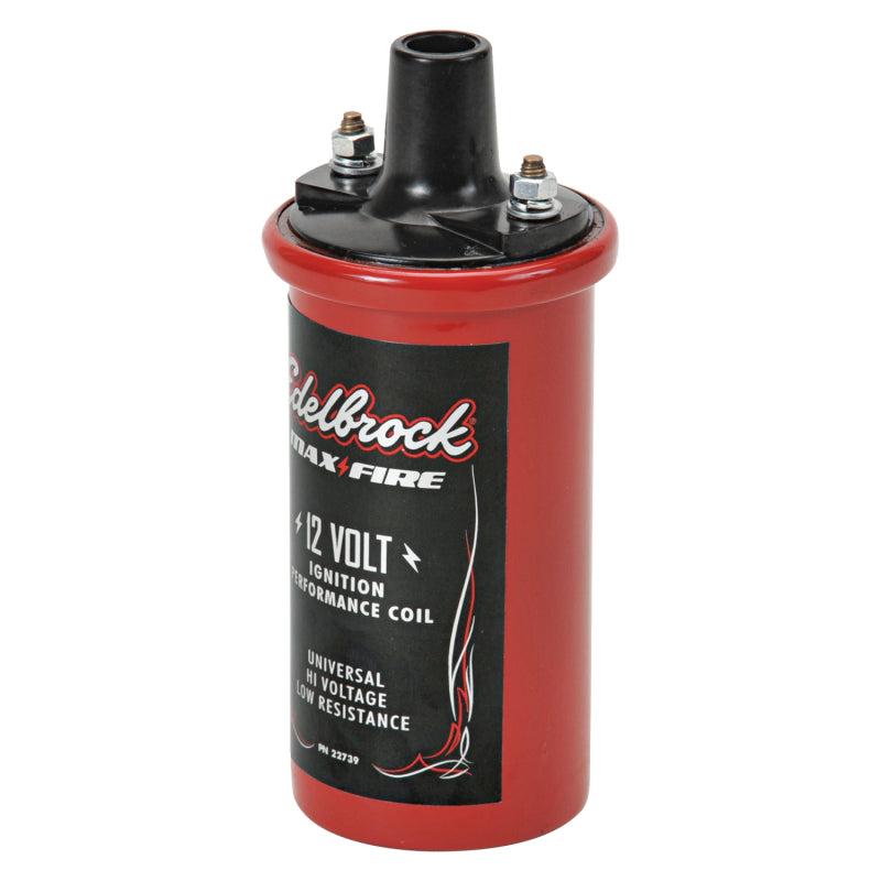 Edelbrock 22739 Ignition Coil 12V Canister Style 1.4 Ohm 42,000 Volt