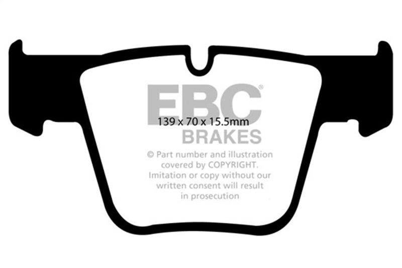 EBC 07-11 Mercedes-Benz CL63 AMG 6.2 Yellowstuff Front Brake Pads DP41941R