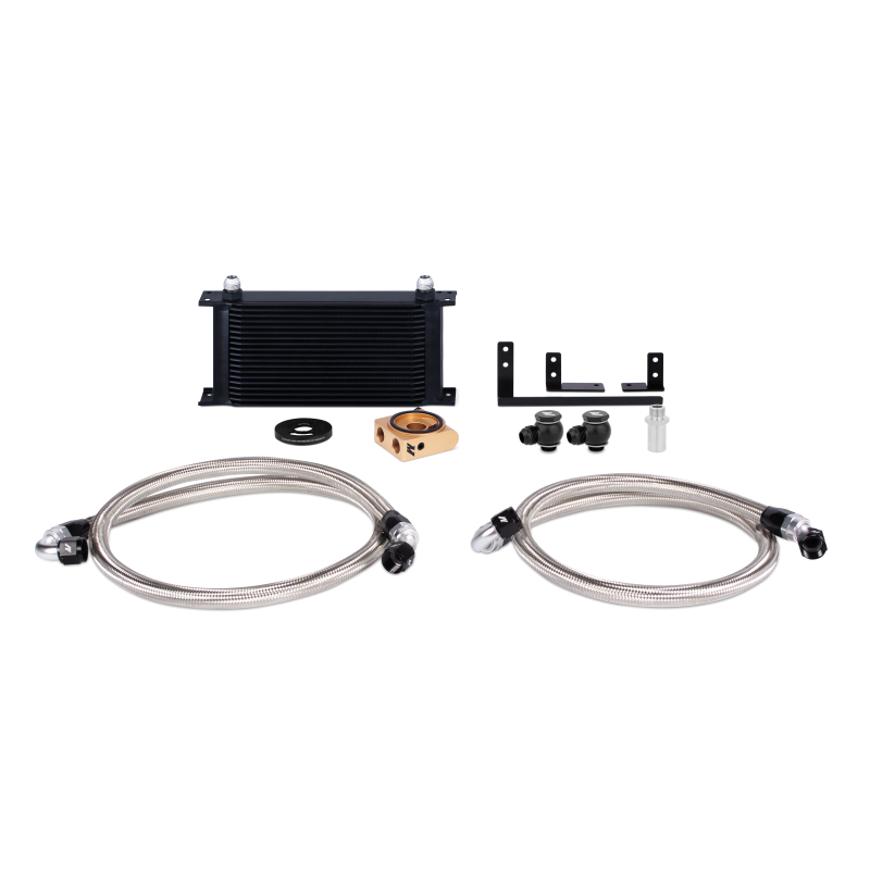 Mishimoto 2016+ Mazda Miata Thermostatic Oil Cooler Kit - Black - #MMOC-MIA-16TBK