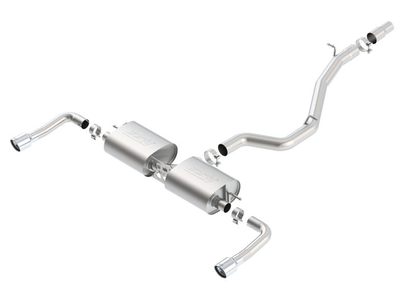 Borla 140682 14-16 Audi A3 Quattro 2.0L Turbo AT/MT RWD 4DR S-Type Cat-Back Exhaust Single Split Rear Exit - #140682