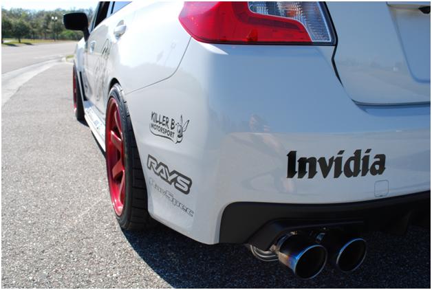Invidia HS15STIG3T 15-21 Subaru WRX/STI Sedan Q300 Quad Titanium Tips Cat-back Exhaust