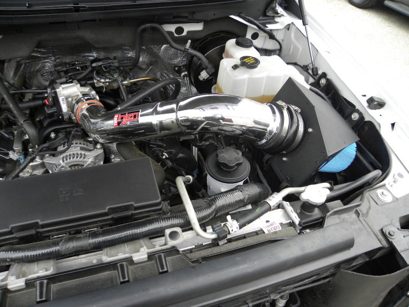 Injen 09-10 Ford F-150 2 valve V8 4.6L Wrinkle Black Power-Flow Air Intake System - #PF9027WB