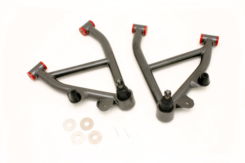 BMR 1982-1982 3rd Gen F-Body Non-Adj. A-Arms Lower (Poly) with No Spring Pocket - Black Hammertone