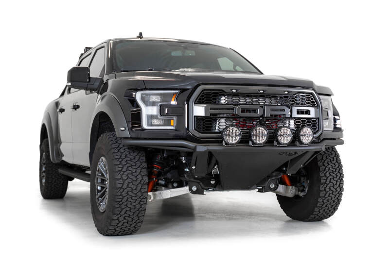 Addictive Desert Designs for 17-20 Ford Raptor Pro Add-On Light Hoop - Hammer Black