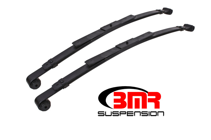 BMR 1967-1969 1st Gen F-Body Rear Lowering Leaf Springs (2in Drop) - Black