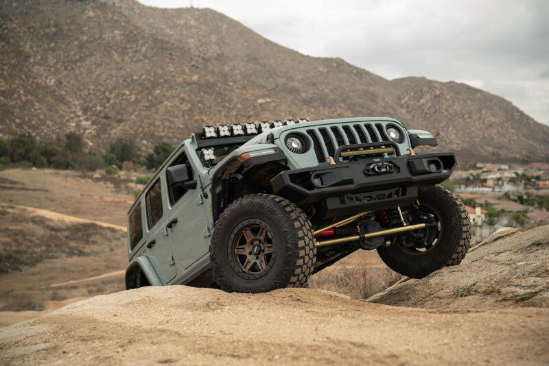 Dv8 18+ Jeep Wrangler JL / 20+ Jeep Gladiator JT OE Plus Front Bumper - #FBJL-13