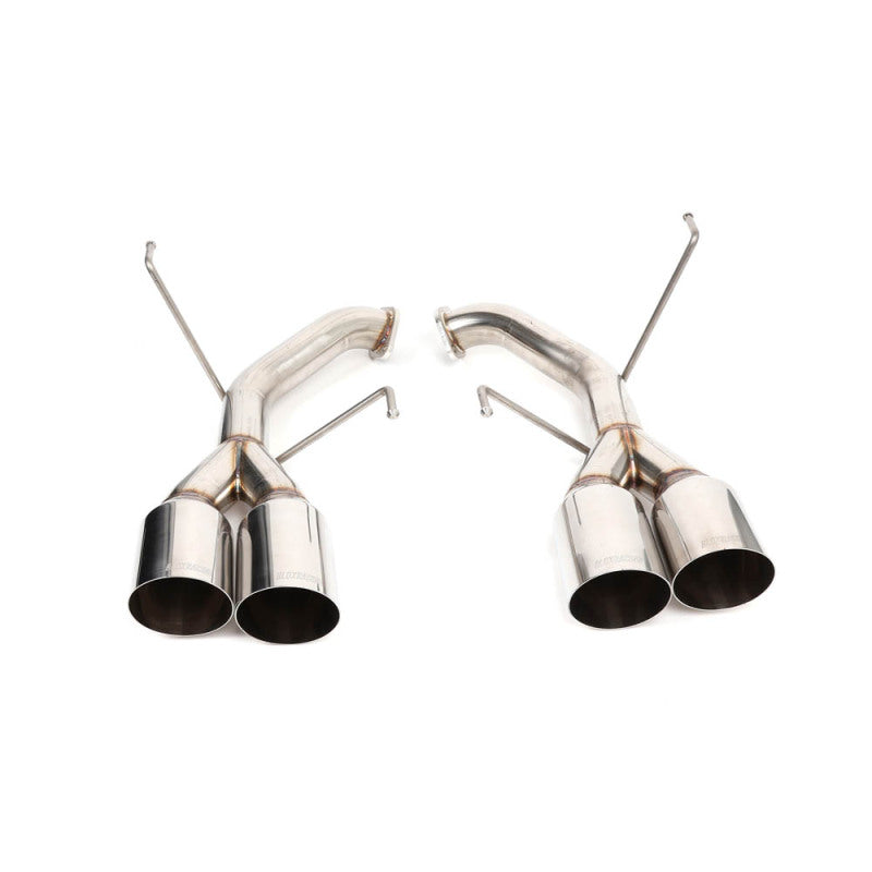 BLOX Racing 2022-2027 WRX Muffler Delete / Axle Back Single Wall 4in - Polished Tips BXEX-51106
