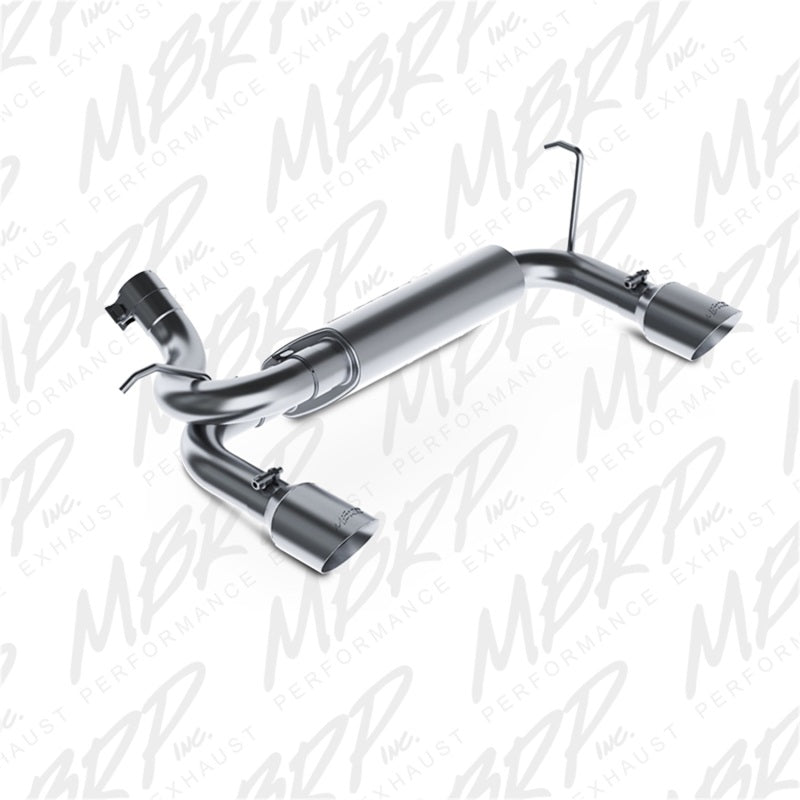 MBRP S5528AL Cat-Back Exhaust System - 2007-2018 Jeep Wrangler JK | Aluminized