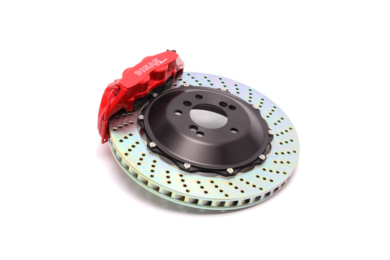 Dinan 06-10 BMW M5/M6 (E60/E63/E64) Red Caliper/Drilled Brake Set - Front